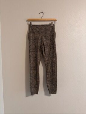 Varley Leopard Spot Leggings - Brown and Black